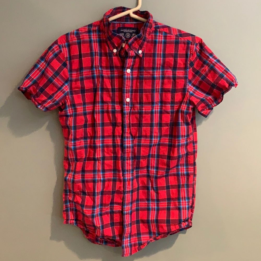 American eagle vintage button down shortsleeved